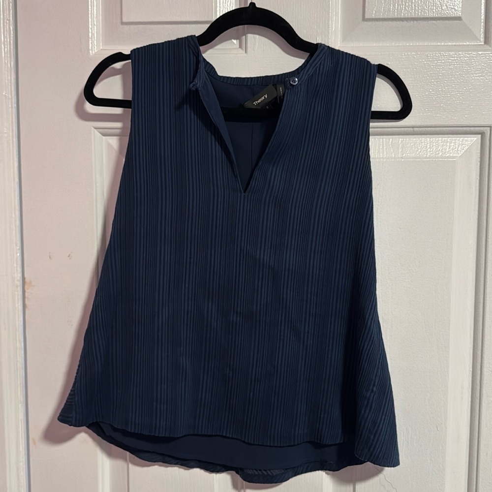 Theory Blue Top